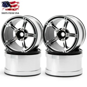 4x 2.2" Aluminium Beadlock Wheels Rim for 1/10 RC Rock Crawler Wraith TRX4 SCX10 - Picture 1 of 9