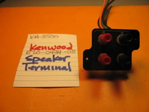 📈KENWOOD E20-0434-05 SPEAKER TERMINAL KA-3500 INTEGRATED AMPLIFIER - Picture 1 of 4