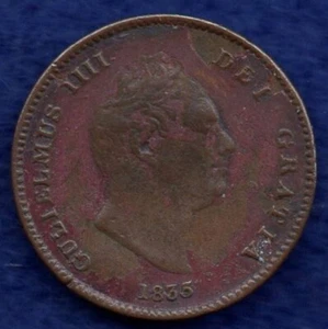 Great Britain William IV 1835 Third Farthing (Ref. f0406) - Picture 1 of 2