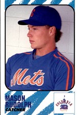 1991 Columbia Mets Play II #25 Mason Rudolph Mesa Arizona AZ Baseball Card