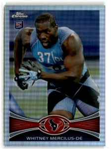 Whitney Mercilus Houston Texans 2012 Topps Chrome Refractors #111 - Picture 1 of 2
