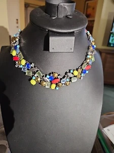 Mixed Metal And Stone Collar Necklace from  Zara - Picture 1 of 3