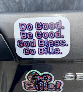 Buffalo Bills Magnet - Josh Allen MVP Quote Weatherproof Vinyl Magnet -Go Bills! - Picture 1 of 2