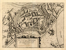 Antique Map-RHEINBERG-GERMANY-Guicciardini-1613