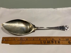 1890s Tiffany gilt sterling silver rare Daisy pattern ice cream slice 3.6oz - Picture 1 of 5