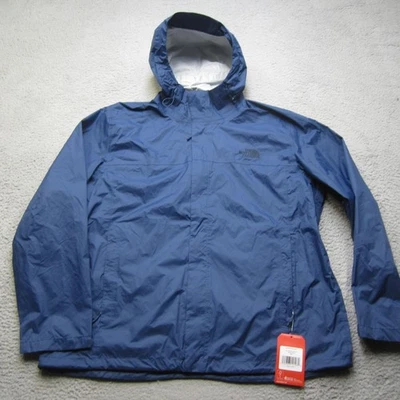 North Face Jacket Mens 2XL DryVent Rain Coat Hooded Waterproof Outdoor - Image 1 of 4
