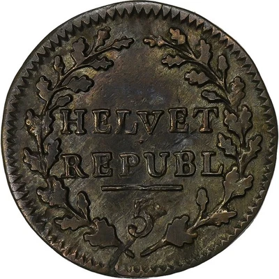 [#1200813] Switzerland, 1/2 Batzen, 1799, Billon, EF, KM:A5 - Image 1 of 2