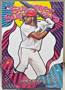 2025 Topps Series 2 - Summer Superstars James Wood #SS-39 (RC) - Picture 1 of 2