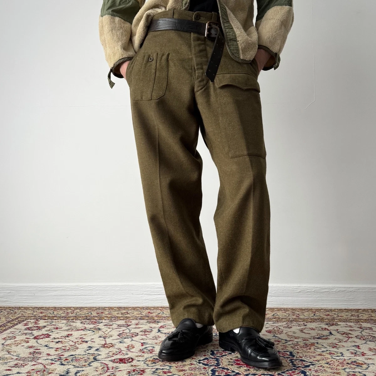 1950s 100% Wool Vintage Pants for Men for sale - eBay