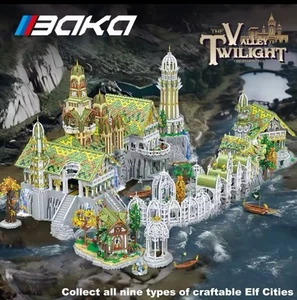 U.S. Seller NIB Rivendell Elf Tavern LOTR MOC 2867PC Building Block Set W/Box - Picture 1 of 13