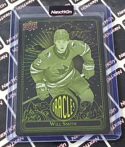 WILL SMITH 2024-25 UD EXTENDED SERIES #O-45 'GREEN' ORACLES 1:180 SHARKS - Picture 1 of 2