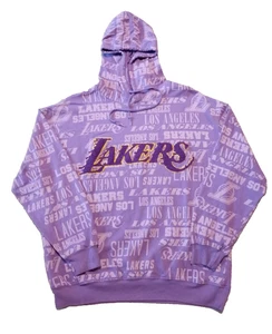 NBA Properties women's LOS ANGELES LAKERS purple LS hoodie/sweatshirt size Large - Picture 1 of 5