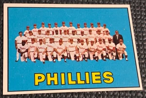 1967 topps phillies team checklist #102 - NM/M - Sharp Corners - Picture 1 of 2