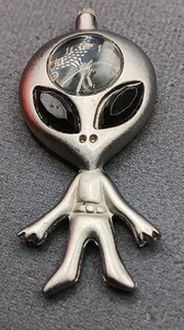 After Thoughts Brand Alien Quartz Watch Pendant Y2K Vintage 3" Needs Battery - Picture 1 of 7