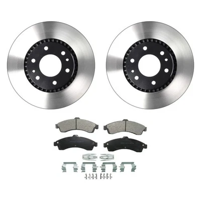 For Chevy Trailblazer EXT 02-05 SevereDuty Front Brake Kit w Semi-Metallic Pads Foto 1 de 4
