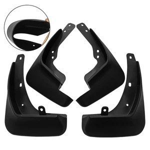 Mud Flaps Mudguard ABS Accessories Black Deluxe Front&Rear Replacement - Picture 1 of 11