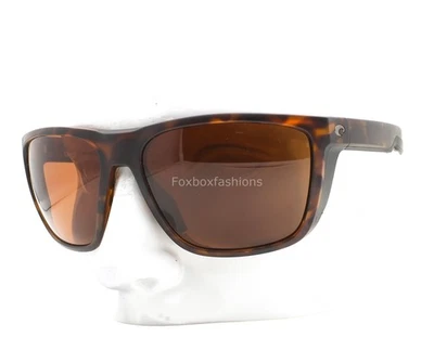 Costa Del Mar Ferg Sunglasses Matte Tortoise Polarized Copper Plastic with Case - Imagem 1 de 4