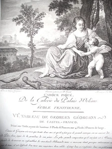 AMORE PUTTO 1786 PALAIS ROYAL,PIEVE DI CADORE VENETO GIORGIONE - Imagen 1 de 1