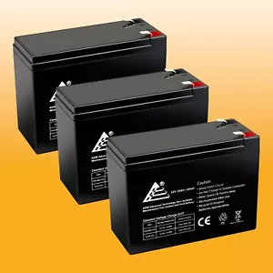 3 Pack - 12V 10AH 26058 6-DZM-10 CB10-12 CE5 CE6 MA 2.0 Lawn Mower SLA Battery - Picture 1 of 6