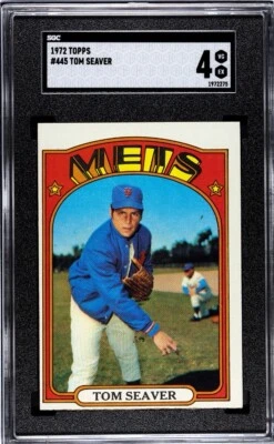 1972 Topps Tom Seaver #445 SGC 4 GC299 - Imagem 1 de 2