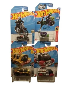 Hot Wheels Lot Of 4 Honda Super Cub Wheelie Chair Loco Motion Fast Gassin - Picture 1 of 6