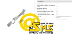 CABLEFORM Série 1000 CONTACT MOBILE NO UNIPOLAIRE POUR CONTACTEUR PUISSANCE - Picture 1 of 1