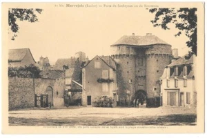 Porte du Soubeyran ou du Souverain MARVEJOLS 48 LOZERE CPA sépia non circulée - Picture 1 of 2