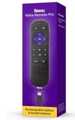 Roku Voice Remote Pro (2nd Ed.) (App Shortcuts Vary) - Image 1 of 4