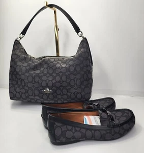 Coach Signature Canvas Celeste Hobo Bag mit passendem Schuh Größe 8,5  - Bild 1 von 23