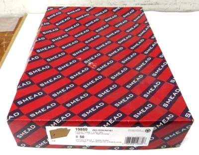 Carpetas de sujeción Smead 19880 legales corte 2/5 derecha del centro 50 quilates 2 capas pestañas Foto 1 de 4