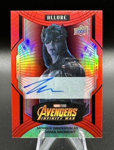 2022 Marvel Allure MONIQUE GANDERTON as PROXIMA MIDNIGHT Red Rainbow Auto 🔥