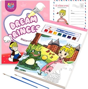 Paint with Water Coloring Books,Watercolor Painting Activities Drawing Set - Picture 1 of 7