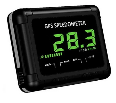 IE HP02 Speedo - LCD GPS Speedometer / Digital Speed Meter Gauge mph | km/h - Image 1 of 4