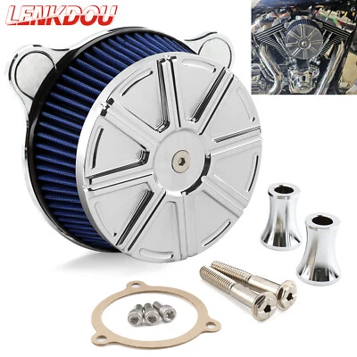 Filtro de admisión de filtro de aire CNC para Harley 2008-2016 Road King Street Glide Fatboy Foto 1 de 4