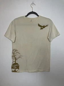 Distressed Senses Fail Vintage Band T-Shirt Tree With Bird Size Small Cream - Picture 1 of 8
