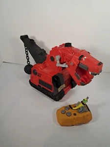 Dinotrux Reptool Control Ty Rux 13" RC Toy W/ Remote Parts Or Repair - Picture 1 of 5