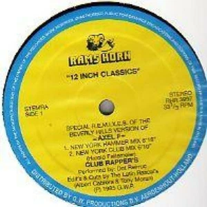 Club Rappers – AXEL F REMIXES (New ep) R119 - Picture 1 of 1