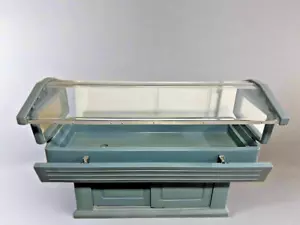 CAMBRO ICE BATH BUFFET WITH ONE SIDE TRAY SLIDE AND STORAGE-5 WELLS - Picture 1 of 15