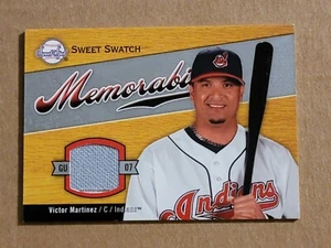 Victor Martinez 2007 Upper Deck Sweet Spot Sweet Swatch Baseball Card SW-VM - Picture 1 of 10