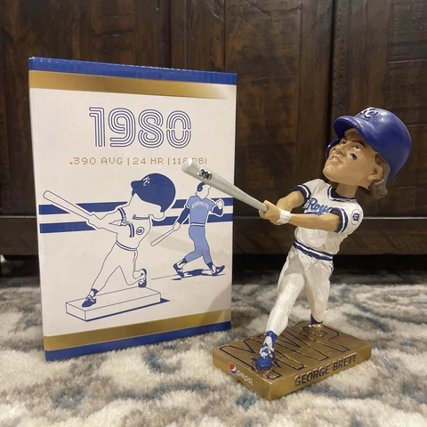 KC Royals George Brett "Mystery" Bobblehead SGA 7/26/22 New in Box Cover