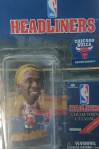 Vintage DENNIS RODMAN CHICAGO BULLS CORINTHIAN HEADLINERS Bulls 91 - Picture 1 of 5
