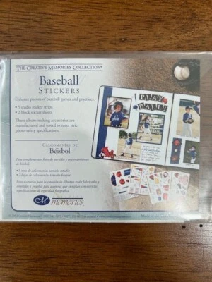 Creative Memories Brand New Soccer & Baseball Sticker Packs - Image 1 of 4