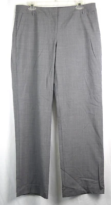 J. Jill серый 100% шерсти легкий широкие брюки брюки брюки 12 - Изображение 1 из 2