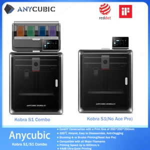 Anycubic Kobra S1 Combo/S1 CoreXY 3D Printer Max 600mm/s 320℃ Speed Anti-Clog - Picture 1 of 15