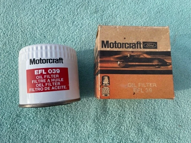 Vintage 1960's Ford Germany Taunus Transit Capri NOS Autolite Oil Filter EFL-39 - Imagem 1 de 4