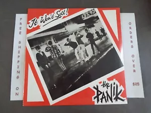SEALED THE PANIK IT WON'T SELL! 2022 RE LP IN THE RED RECORDS - Picture 1 of 2