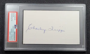 Tarjeta de índice firmada CHARLEY TRIPPI 3x5-CHICAGO CARDINALS-PSA encapsulada - Imagen 1 de 4