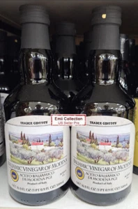 Trader Joe’s Balsamic Vinegar of Modena 6% Acidity 16.9fl oz 500ml (2 Bottles) - Picture 1 of 2
