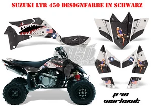 KIT GRÁFICO DE DECORACIÓN DE CARRERAS AMR ATV SUZUKI LTR 450 LT-R P40-WARHAWK B - Imagen 1 de 2