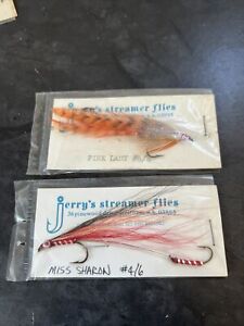 2 vintage streamer flies from New hampshire jerrys in stratham Pink Lady Sharon